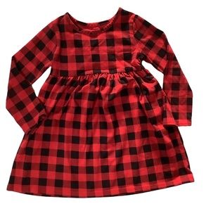 Wonder Nation Plaid Toddler Dress
